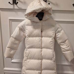 Girls Ralph Lauren Polo Off-White Puffer Coat